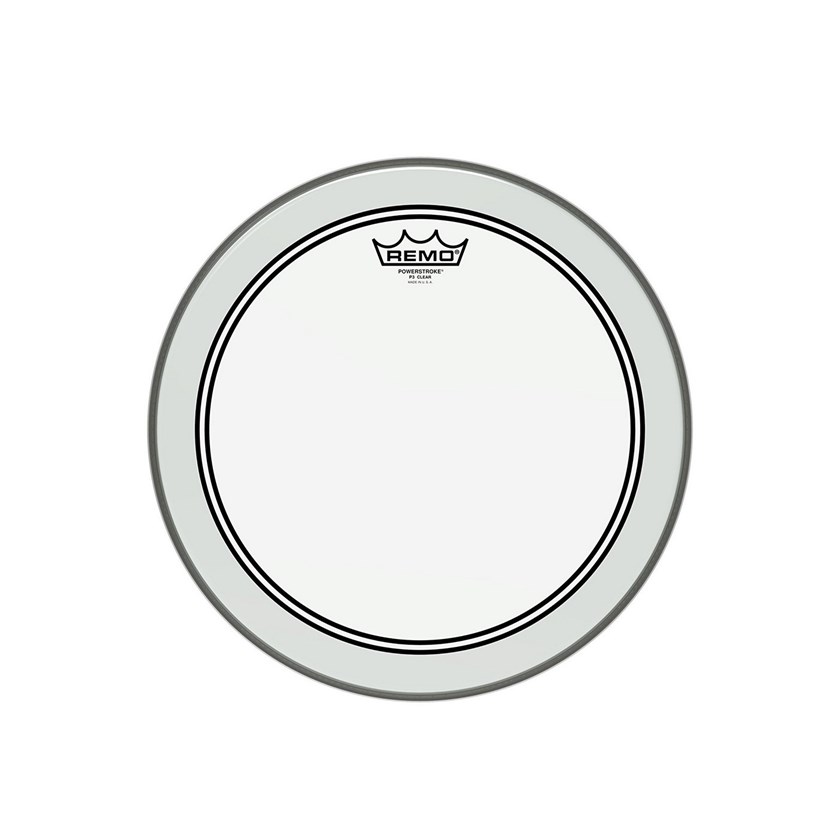 Remo Powerstroke 3 14 inch Clear Drum Head (P3-0314-BP)