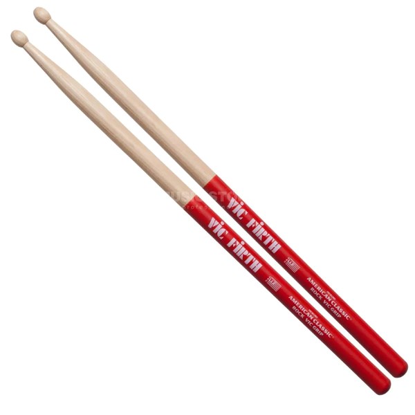 Vic-Firth American Classic Wood Tip with Vic Grip Drum Sticks - ROCKVG