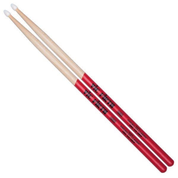 Vic Firth 5BNVG American Classic Nylon Tip Drum Sticks with Vic Grip