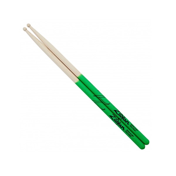 Zildjian Super 7A Maple Green DIP Drum Sticks