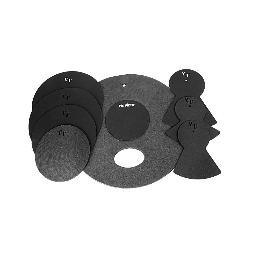 Vic Firth MUTEPP4 Fusion Kit Drum and Cymbal Mutes Pack JB Music