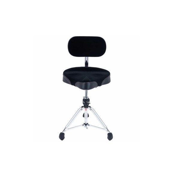 Gibraltar Moto Style Drum Throne with Backrest - 9608MB