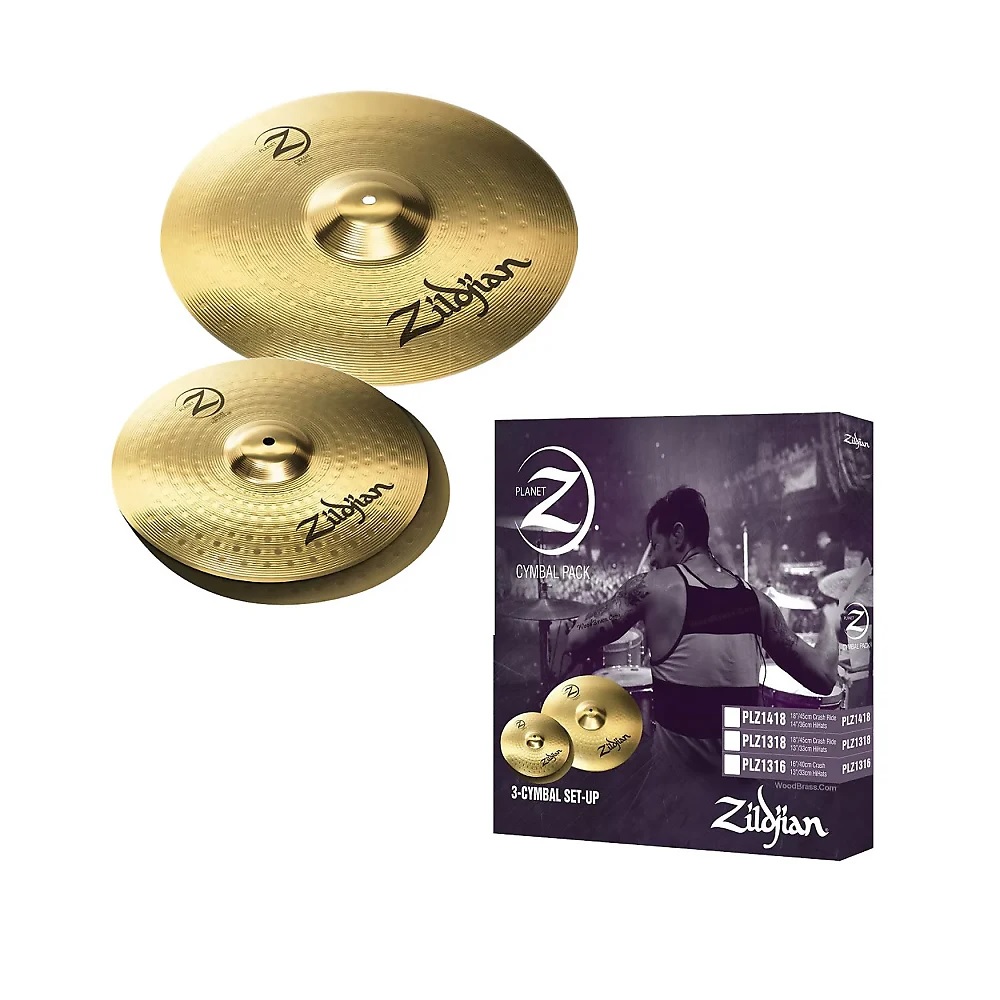 Zildjian Planet Z 3-Cymbal Pack - PLZ1316