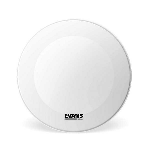 Evans EQ3 Resonant 18 inch Coated White Bass Drum Head (BD18RGCW-NP)