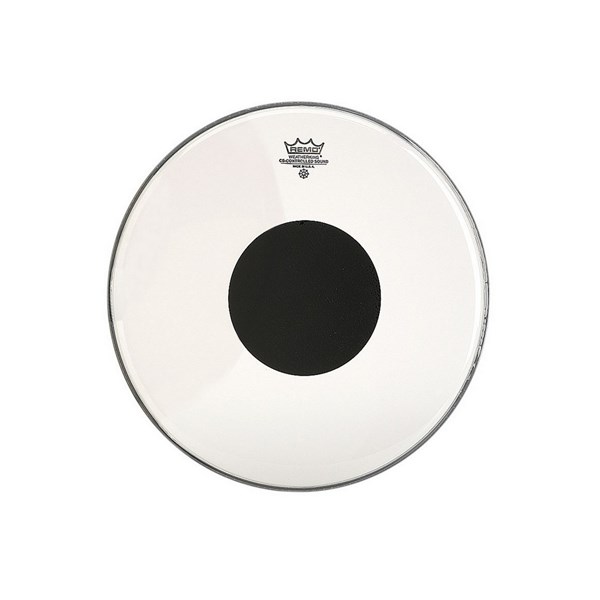 Remo Controlled Clear 13 inch Drum Head with Black Dot (CS-0313-10)