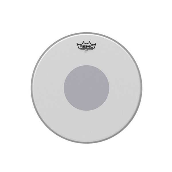 Remo Controlled Sound 14 inch Coated Drum Head with Black Dot (CS-0114-10)