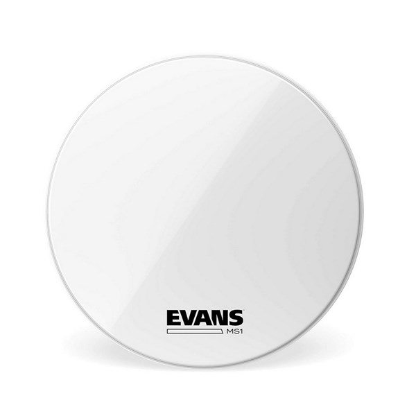 Evans MS1 16 inch White Bass Drum Head (BD16MS1W)