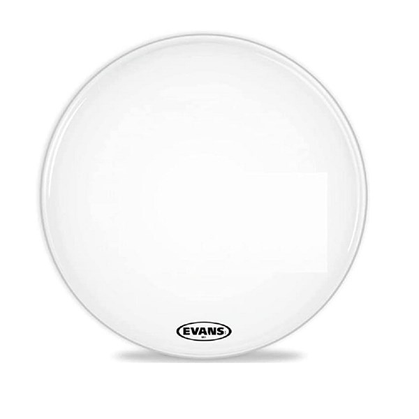 Evans MS1 24 inch White Marching Bass Drum Head (BD24MS1W)