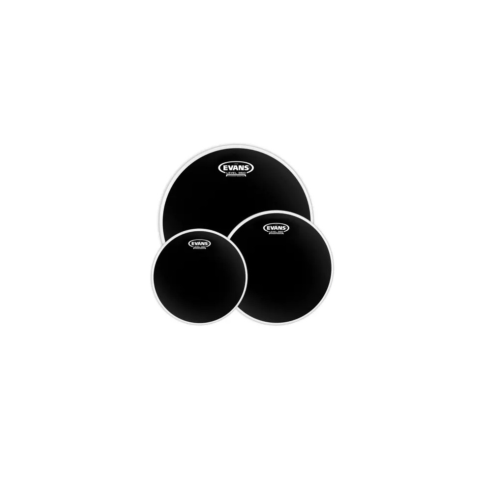 Kit De Peles Rock Evans Onyx ETP-ONX2-R - Loja D'Addario