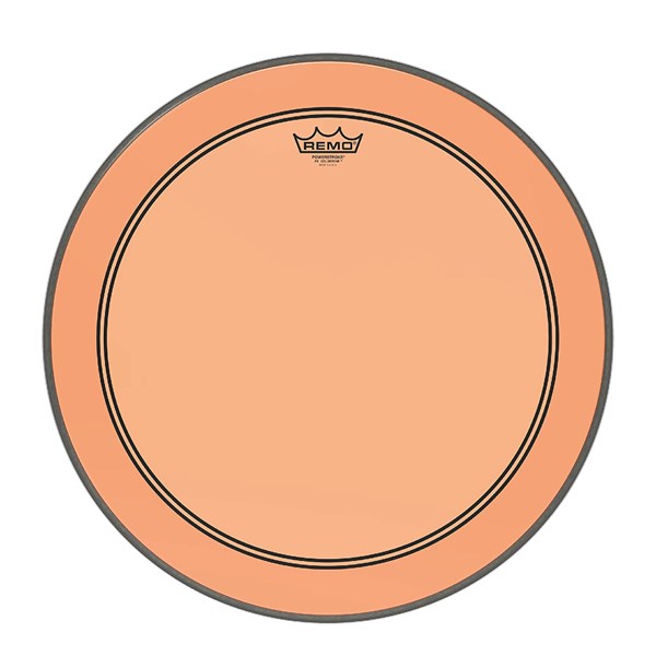 Remo Powerstroke P3 20 inch Colortone Bass Drum Head - Orange