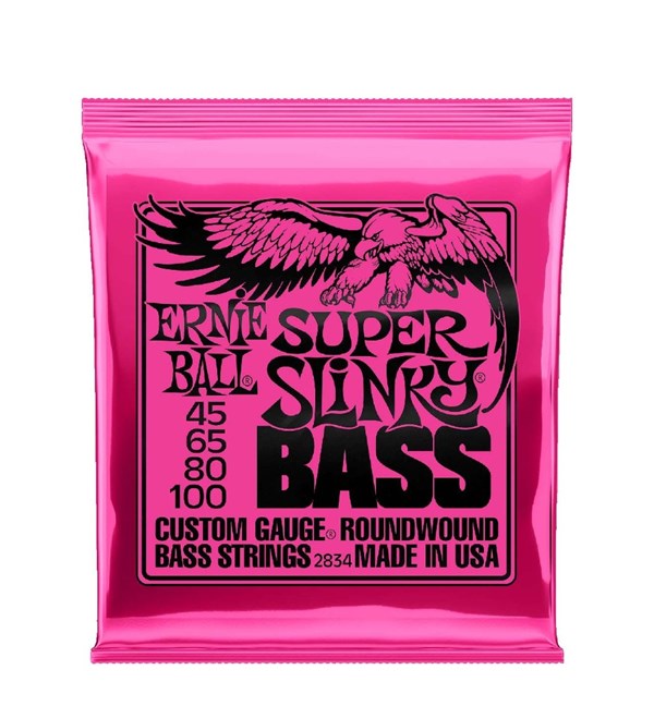 Ernie Ball 2834 Super Slinky Bass Guitar Strings (45-100)