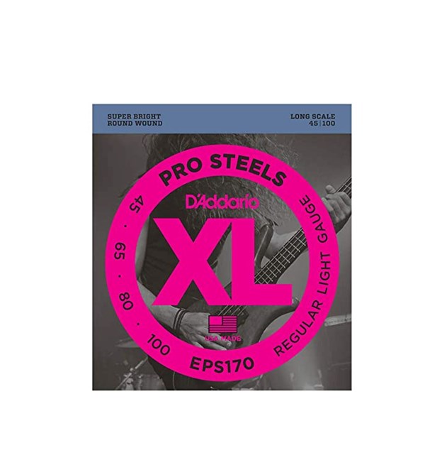 Daddario Bass Strings, Pro Steels, EPS170, 45-100