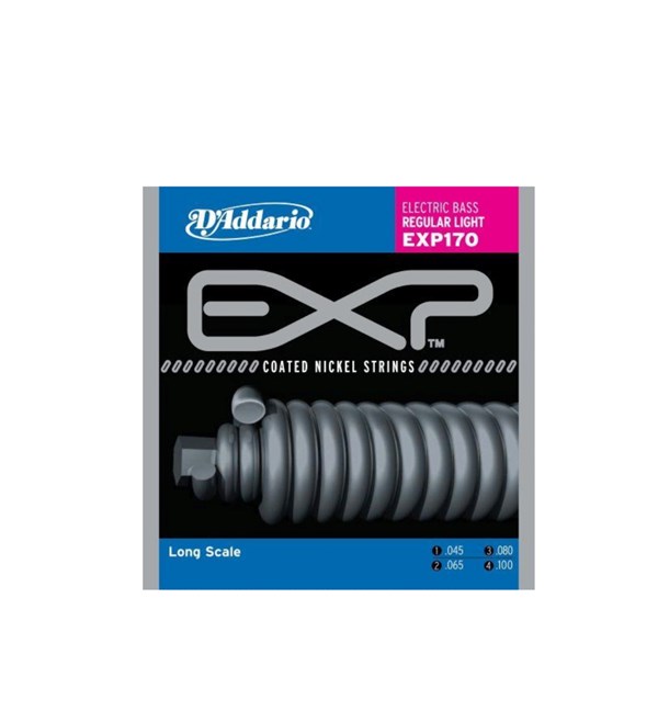 D'Addario EXP170 Coated Light 45-100 Nickel Wound Bass