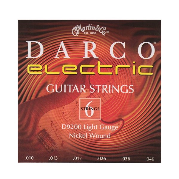 Martin & Co. Darco D9200 Electric Guitar Strings (Gauge 0.010-0.046)