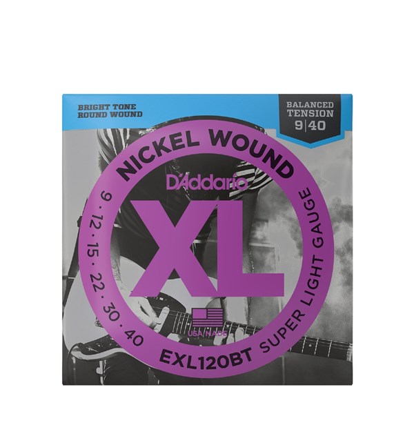 D'Addario EXL120BT Electric String Nickel Wound Super Light 9-40 