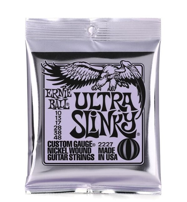 Ernie Ball 2227 Ultra Slinky Nickel Wound Electric Guitar Strings (.010-.048)