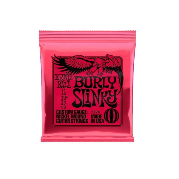 Ernie Ball 2226 Burly Slinky Nickel Wound Electric Guitar Strings (.011-.052)