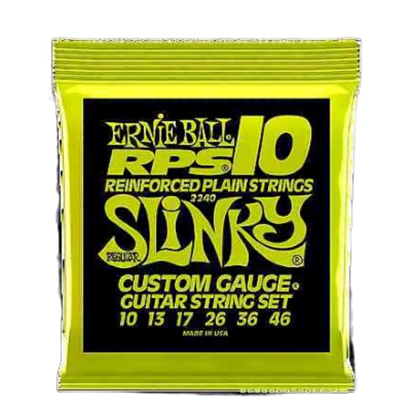 Ernie Ball 2240 RPS 10 Regular Slinky Electric Guitar Strings (10-46)