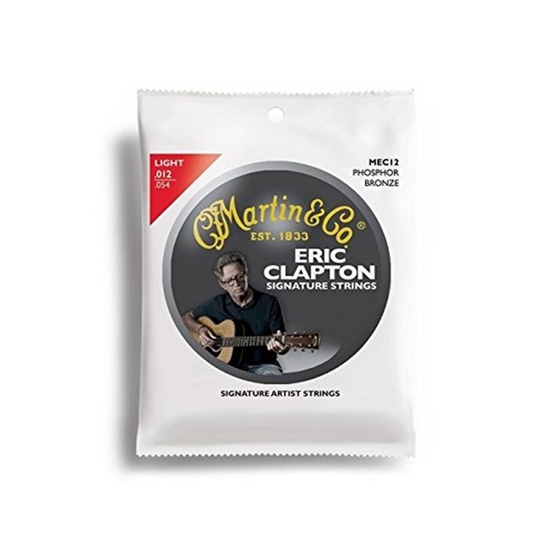 Martin & Co. MEC12 Eric Clapton Signature Acoustic Guitar Strings Phosphor Bronze (Gauge 12- 54)