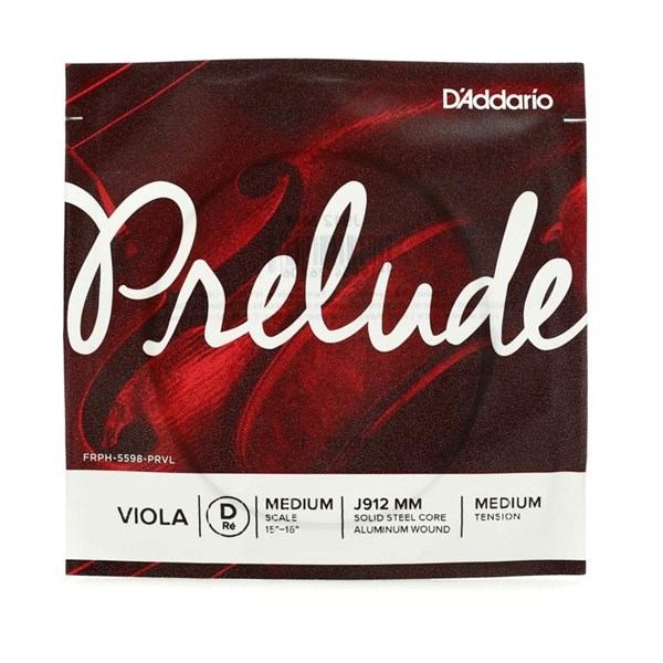 DAddario J912 Viola Prelude String D M 