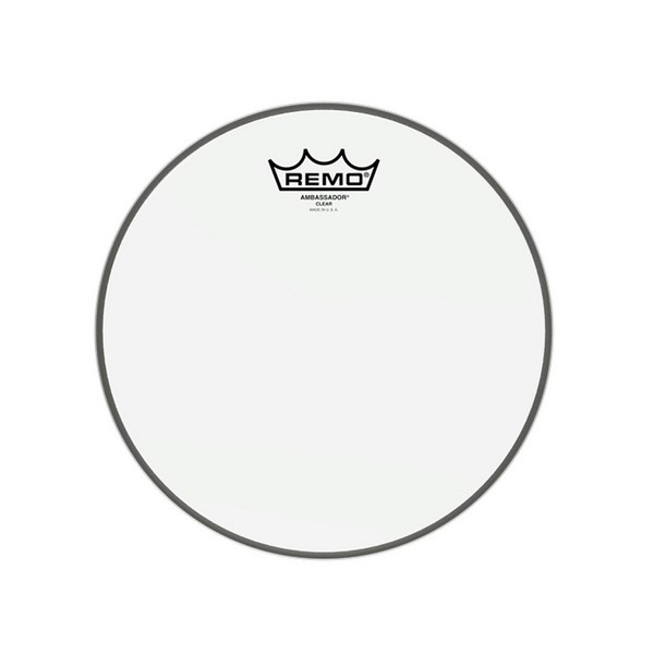 Remo 12 inch Clear Ambassador Drumheads (BA-0312)