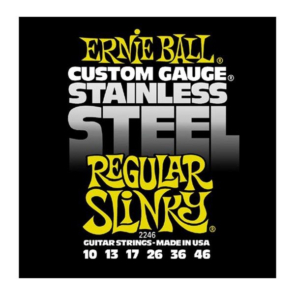 Ernie Ball Regular Slinky Electric Guitar Strings 10-46 2246