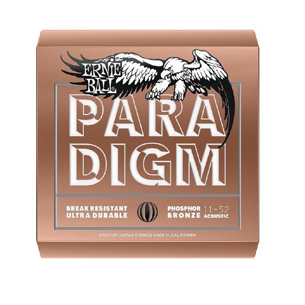 Ernie Ball Light Paradigm Phosphor Bronze Acoustic Guitar Strings (11-52)