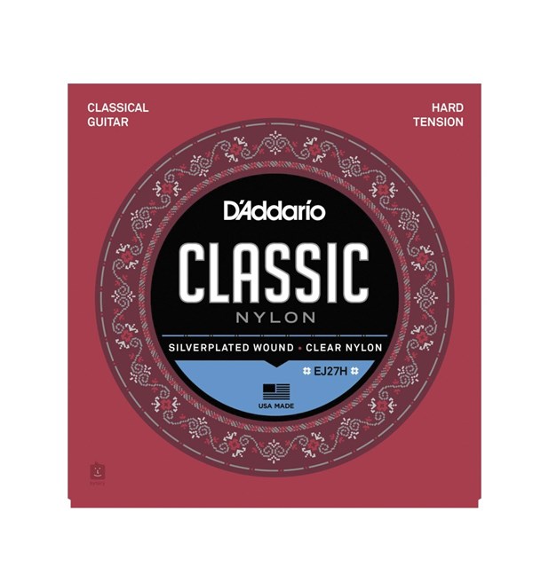 D'Addario EJ27H Classical Nylon Hard Tension Guitar Strings (29-45)