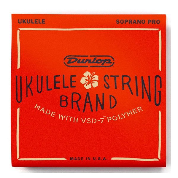 Dunlop DUQ301 Soprano Pro VSD-7 Polymer Ukulele Strings 4-String Set (023-.026)