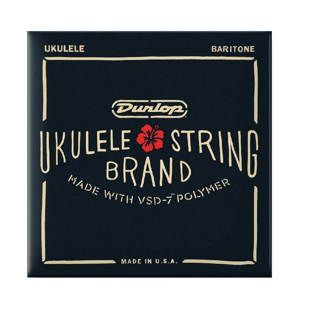 Dunlop DUQ304 Baritone VSD7 Polymer Ukulele Strings 4String Set (.026