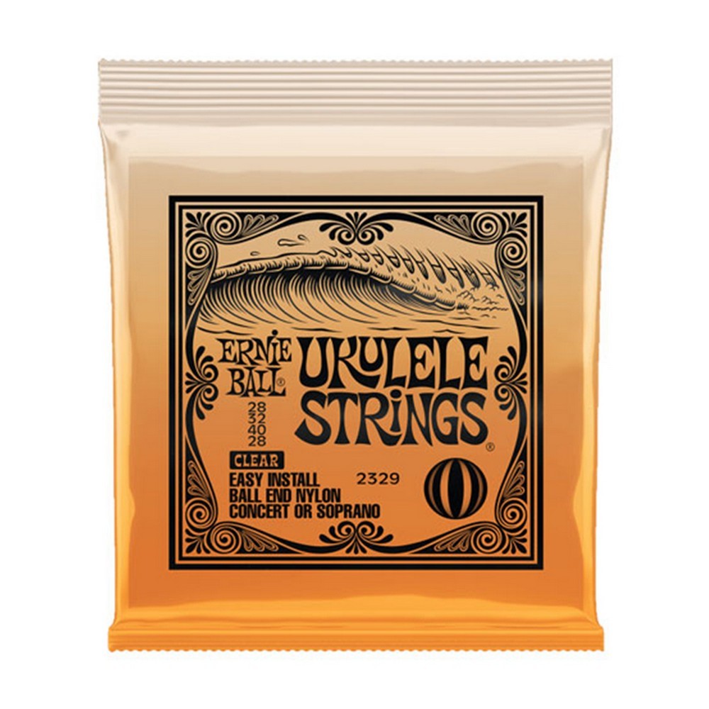 Ernie Ball 2329 BallEnd Nylon Ukulele Strings (Clear) JB Music