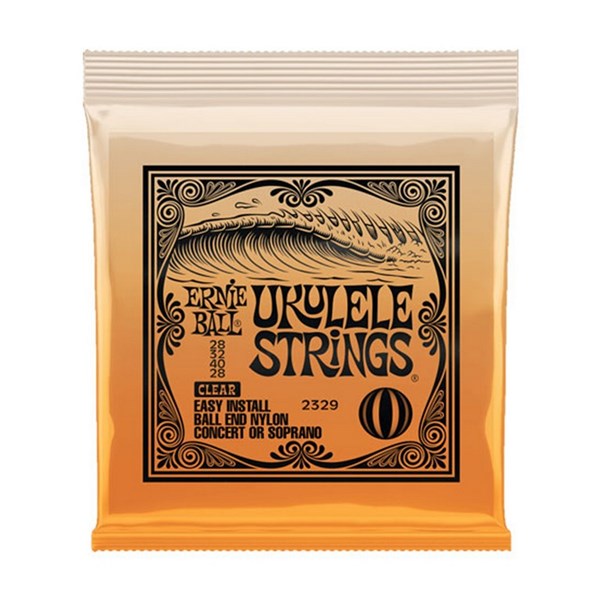 Ernie Ball 2329 Ball-End Nylon Ukulele Strings (Clear)