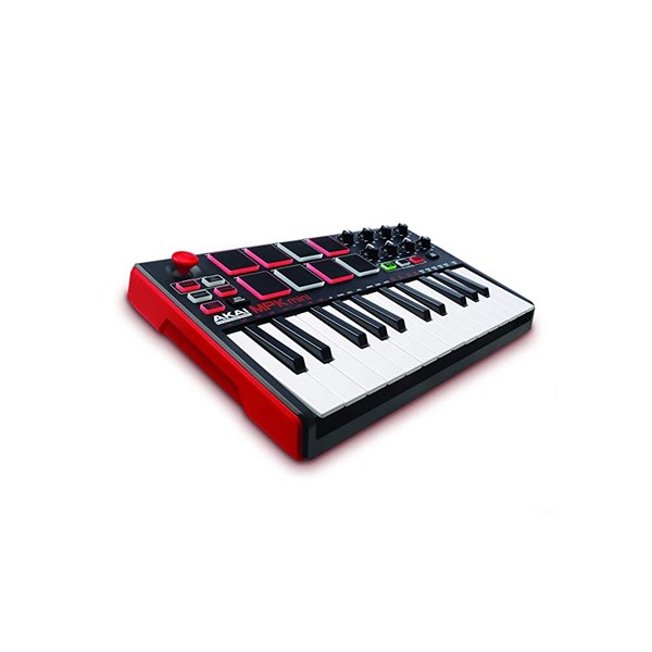 Akai Professional MPK Mini Play Compact Keyboard and Pad Controller with Integrated Sound Module
