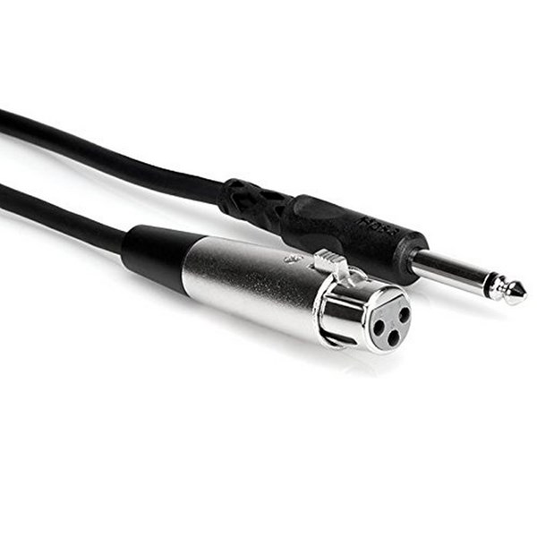 Hosa PXF-105 TS- XLR3F Cable 1/4 inch 5 ft.