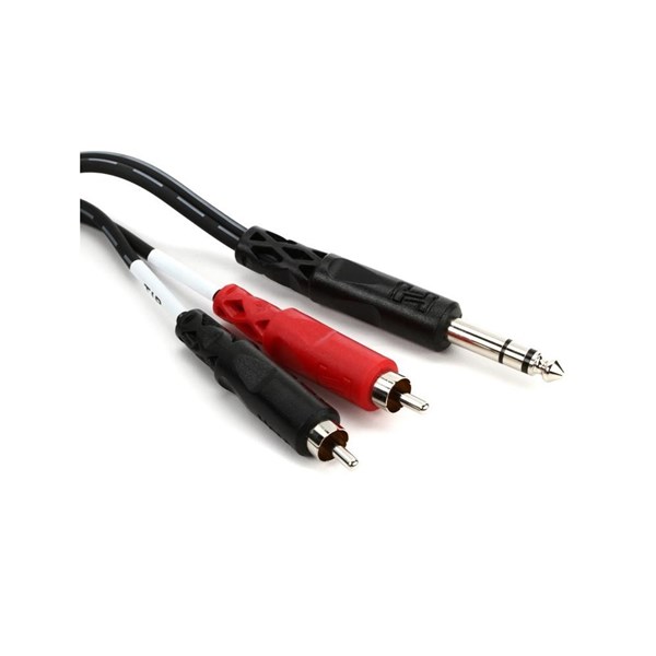 Hosa TRS-202 TRS-RCA Insert Cable 1/4 inch 6.6 ft.