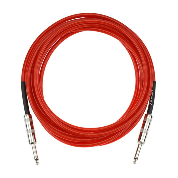 Fender 15ft Candy Apple Red Instrument Cable