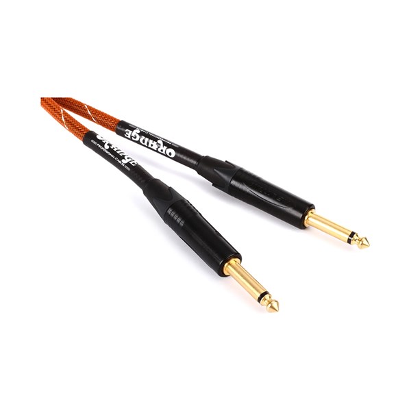 Orange CA-JJ-STSP-OR-3 Speaker Cable 1/4 inch TS Male Straight to Same (3 ft.)