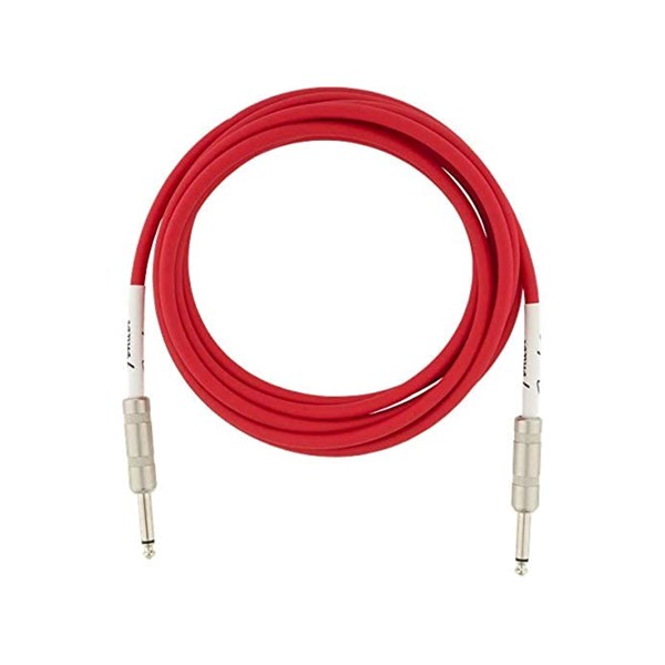 Fender  Original Series Straight to Straight Instrument Cable - 10 foot Fiesta Red (0990510010)