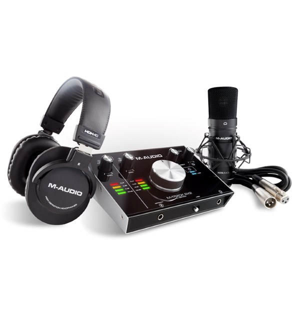 M-Audio MTrack 2X2 SPro - Complete Recording Package