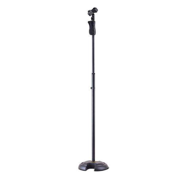 Hercules MS201B Low Profile H Base Microphone Stand with EZ Mic Clip
