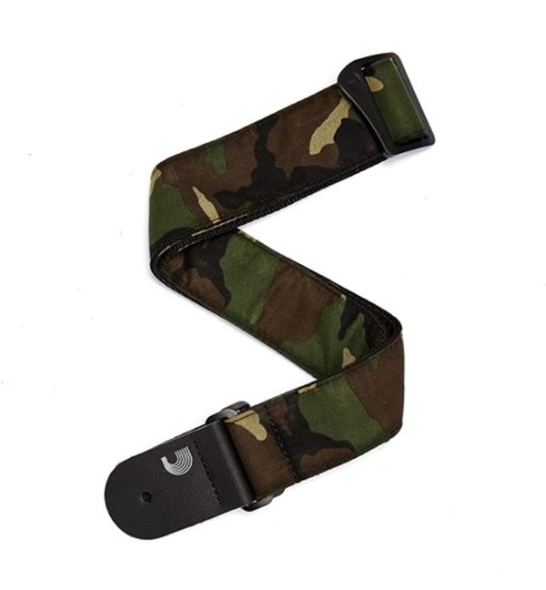 D'Addario Planet Waves Woven Guitar Strap (Camouflage Green)