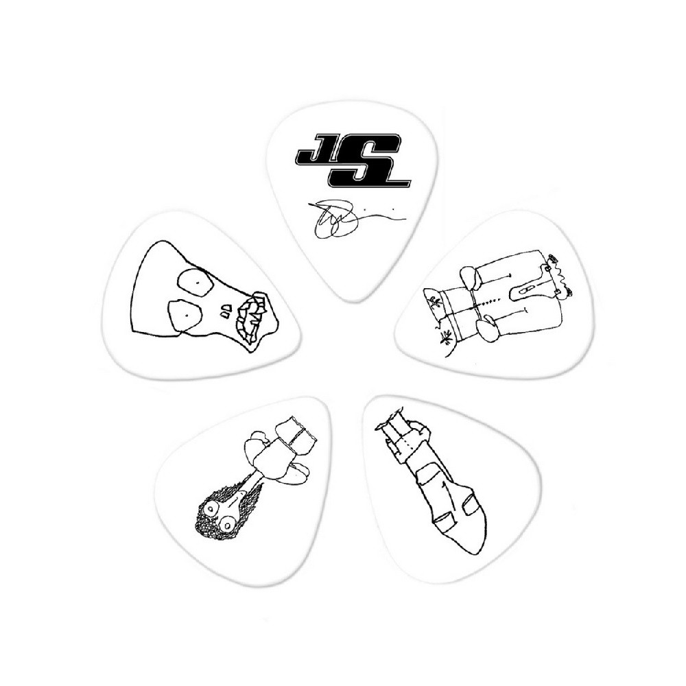 D'Addario Planet Waves 1CBK6-10JS Joe Satriani Guitar Picks (Heavy)