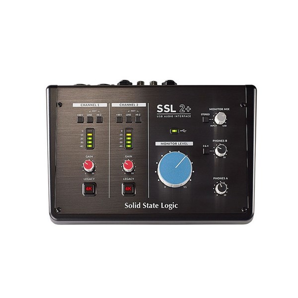 Solid State Logic SSL 2+ Desktop 2x4 USB Audio/MIDI Interface