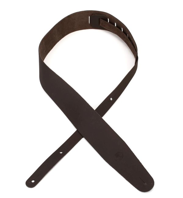 D'Addario Planet Waves 25BL01 Basic Classic Leather Guitar Strap (Brown)