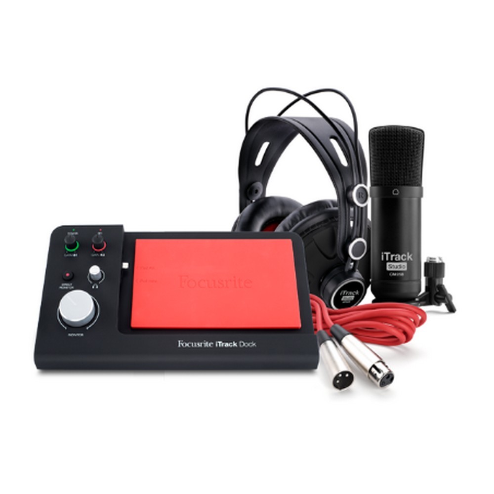 Focusrite iTrack Dock iPad Recording Interface Bundle JB Music