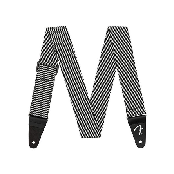 Fender Modern Tweed Guitar Strap (White/Black) (991446406) 