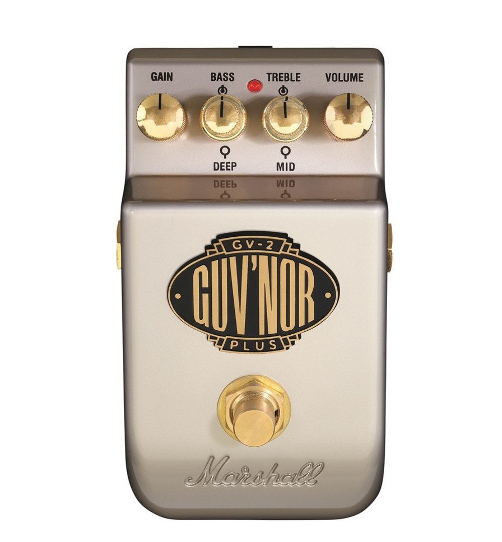 Marshall Guv'nor Plus GV-2 （ディストーション） Marshall GV-2 Guv'nor Plus Distortion Pedal - JB Music