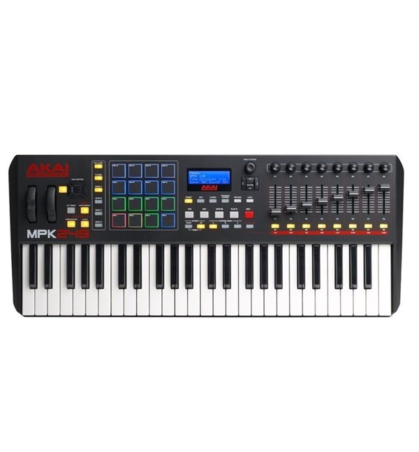 Akai Professional MPK249 49-Key USB MIDI Keyboard and Pad Controller with LCD Screen