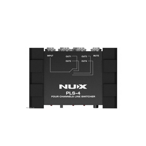 NUX PLS-4 Four-Channel Guitar/Bass Line Switcher