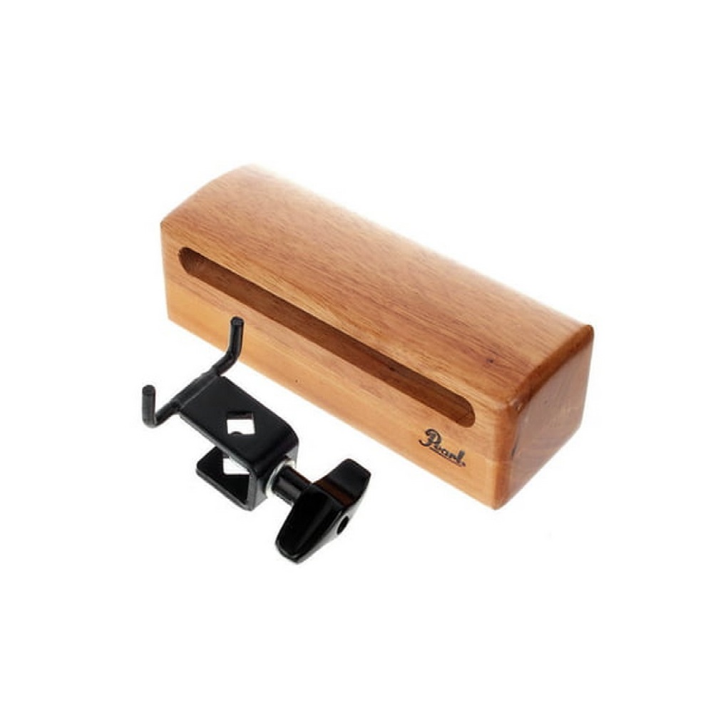 Pearl Concert Wood Block High with Mount - PCWB-100A
